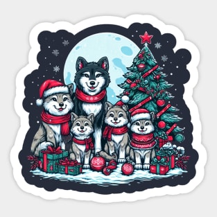 MERRY FOXXY CHRISTMAS Sticker